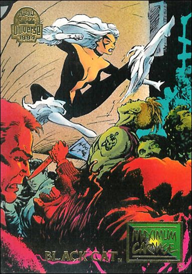 Marvel Universe: Series 5 (Base Set) card 25 Black Cat