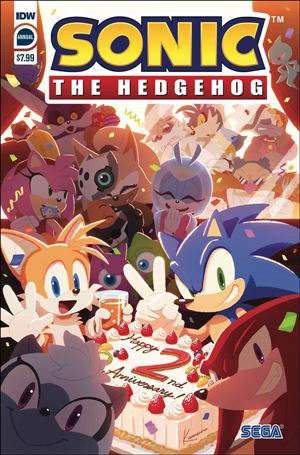 Sonic the Hedgehog Annual issue 2020 Sonic Team Cover