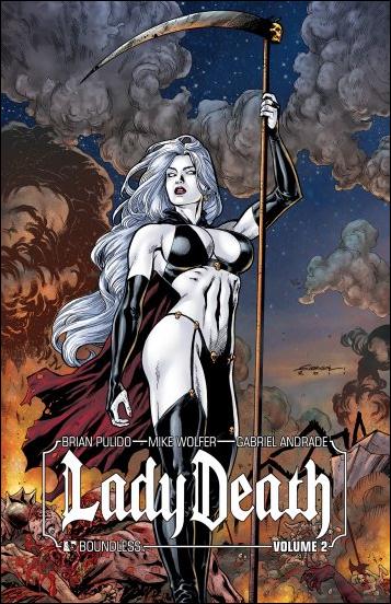 Lady Death issue 2-B Signed Edition 1/1000