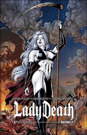 Lady Death issue 2-B Signed Edition 1/1000