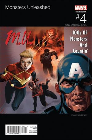 Monsters Unleashed (2017/03) issue 4-F Kalman Andrasofszky Hip Hop Cover
