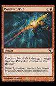 Magic the Gathering: Shadowmoor (Base Set) card 102 Puncture Bolt