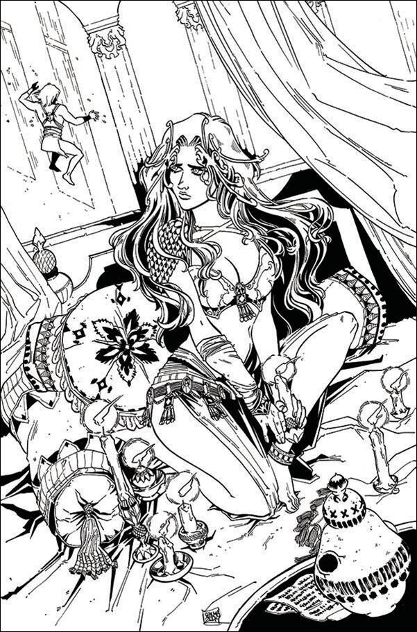 Dejah Thoris (2019) issue 3-J Sanya Anwar 1:15 B&W VIrgin Cover