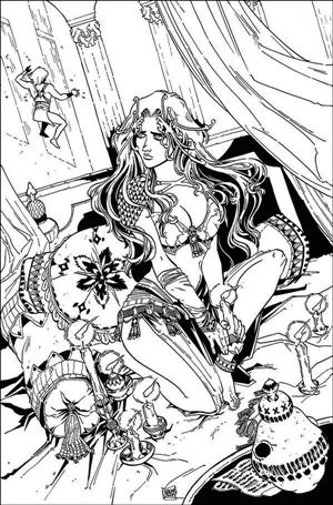 Dejah Thoris (2019) issue 3-J Sanya Anwar 1:15 B&W VIrgin Cover