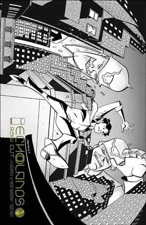 Echolands issue 3-D Michael Avon Oeming Raw Cut Edition Cover