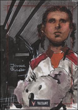 2013 Valiant Comics Preview Trading Card Set (Sketch Card Subset) card JBul-02