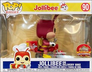 POP! Rides figure 90 Jollibee on Delivery Bike