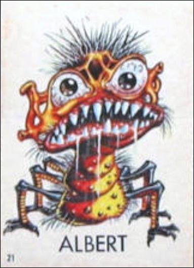 Ugly Stickers (1965) (Base Set) card 21 Albert