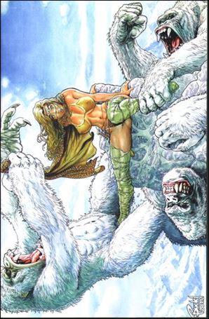 Cavewoman: Snow issue 3-E Budd Root 1/750 Special Edition Cover