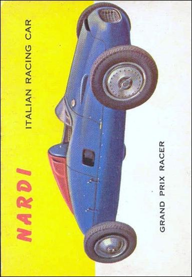 World on Wheels (Base Set) card 111  Nardi Grand Prix Racer