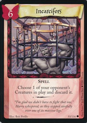 Harry Potter (Base Set) card 93 Incarcifors