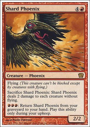 Magic the Gathering: 9th Edition (Base Set) card 217 Shard Phoenix