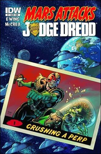 Mars Attacks Judge Dredd issue 1-C Loston Wallace Subscription Cover