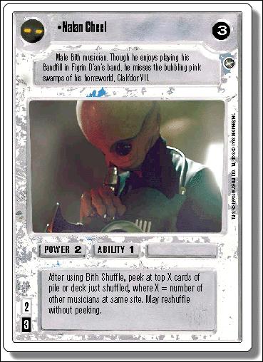 Star Wars: A New Hope Revised (Base Set) card 90 Nalan Cheel