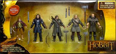 Hobbit: An Unexpected Journey (3 3/4" 5-Pack) figure 1 Hobbit 5-Pack