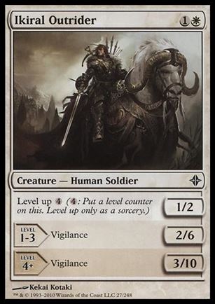 Magic the Gathering: Rise of the Eldrazi (Base Set) card 27 Ikiral Outrider