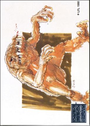 Star Wars Galaxy: Series 1 (Factory Base Set) card 34 The Rancor