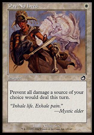 Magic the Gathering: Torment (Base Set) card 12 Pay No Heed