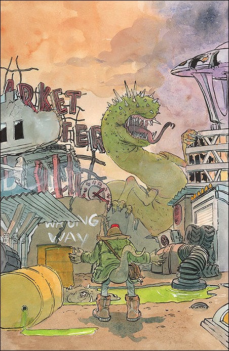 Godzilla: Escape the Deadzone issue 1-F Retailer Ex. Patrick Horvath Virgin Cover