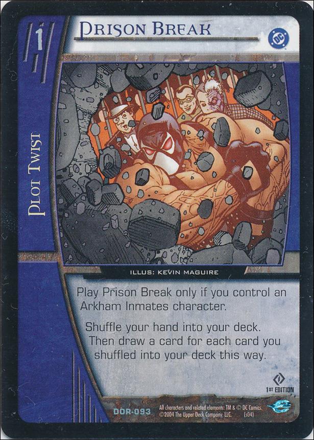 DC Origins: VS System (Base Set) card DOR-093 Prison Break