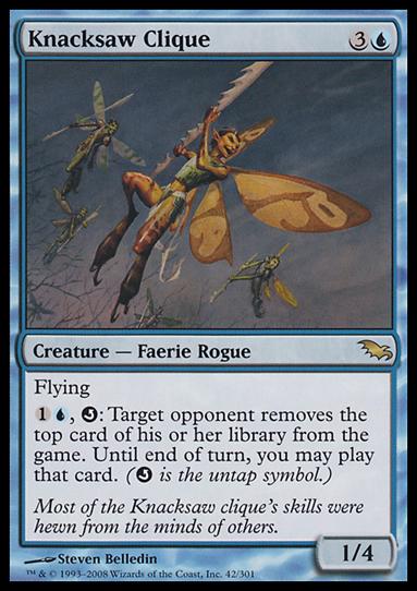 Magic the Gathering: Shadowmoor (Base Set) card 42 Knacksaw Clique