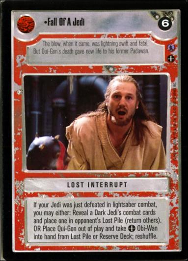 Star Wars: Reflections III (Base Set) card 174 Fall Of A Jedi