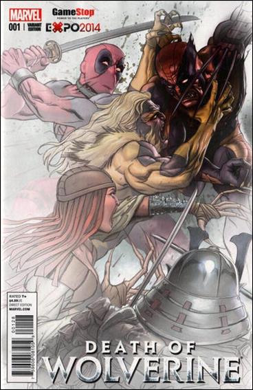 Death of Wolverine issue 1-V Greg Horn GameStop "Fade" Cover