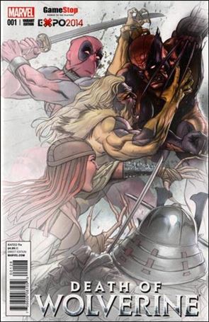 Death of Wolverine issue 1-V Greg Horn GameStop 