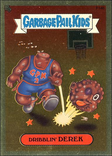 Garbage Pail Kids All-New Series 2 (Foil Sticker Subset)  card F14b Dribblin' Derek