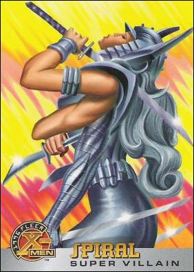1996 Fleer X-Men Wal-Mart (Base Set) card 77 Spiral