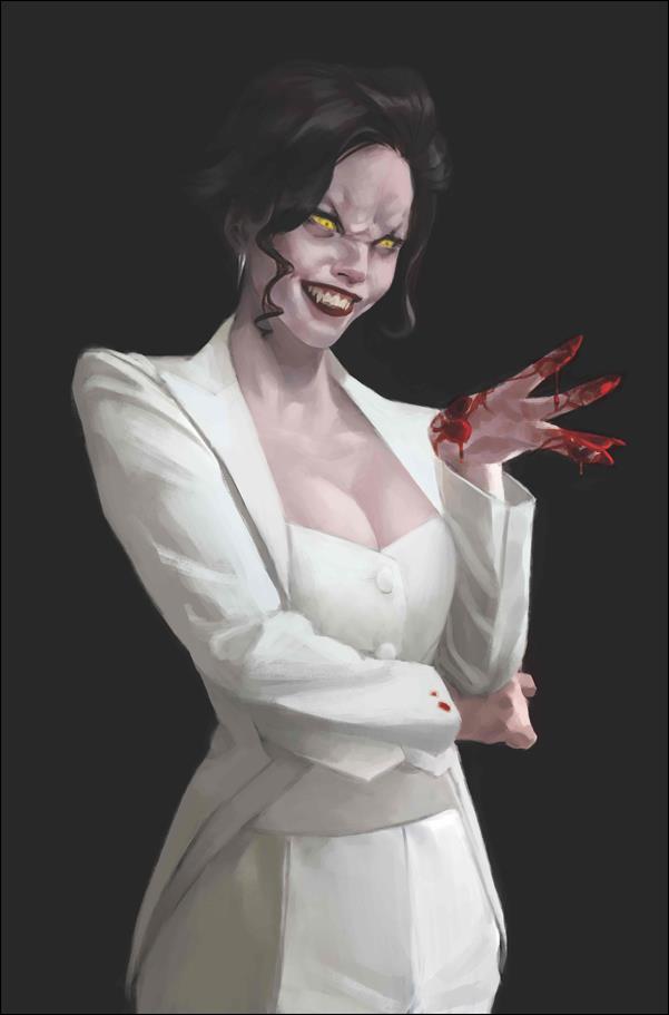 Buffy the Vampire Slayer (2019) issue 7-F Miguel Mercado "Vampire Drusilla" Cover