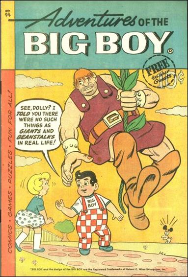 Adventures of the Big Boy issue 94-B West Coast Cover