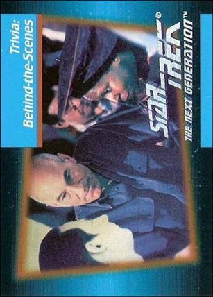 Star Trek: The Next Generation - Inaugural Edition (Base Set) card 118 Trivia: Behind-The-Scenes 