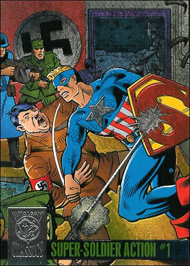 Amalgam Comics (Amalgam Classics Power Blast Subset) card 1 Super-Soldier Action #1