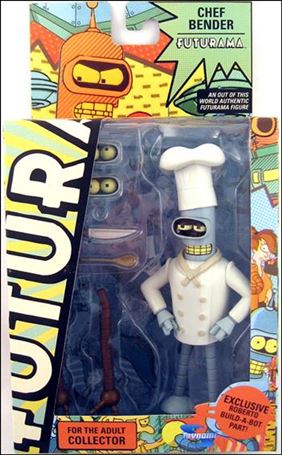 Futurama (Roberto Build-a-Bot Series) figure 3 Chef Bender