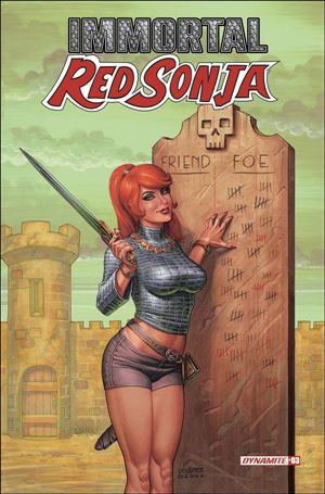 Immortal Red Sonja issue 3-C Joseph Michael Linsner Cover