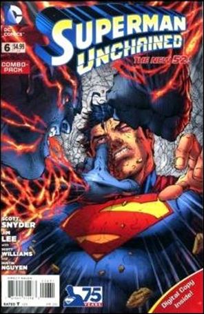 Superman Unchained issue 6-B Polybagged Jim Lee Cover Combo Pack