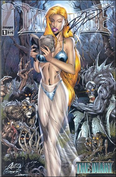 Darkchylde the Diary issue 1-D DF Woods Cover (signed by Randy Queen) 1/750