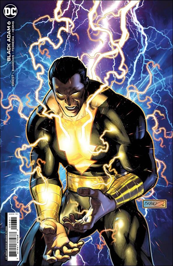 Black Adam issue 6-E Brandon Peterson 1:25 Cardstock Cover