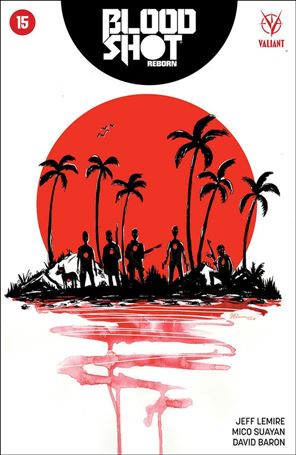 Bloodshot Reborn issue 15-F Jeff Lemire 1:50 Cover