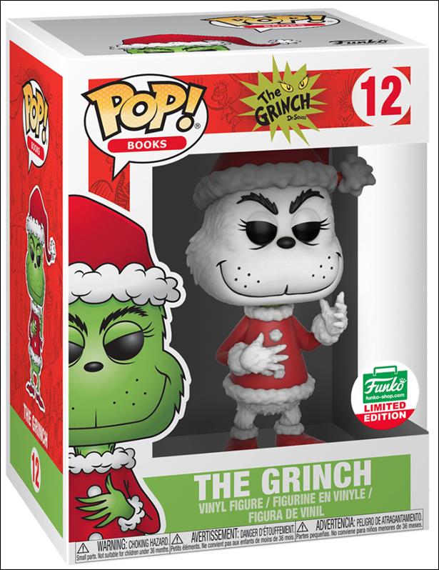 POP! Books figure 12-D The Grinch (Black & White)