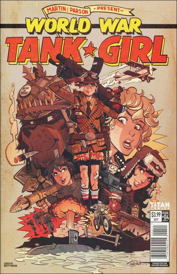 World War Tank Girl issue 4 Brett Parson Cover