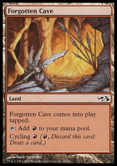 Magic the Gathering: Duel Decks: Elves vs. Goblins (Base Set) card 57 Forgotten Cave