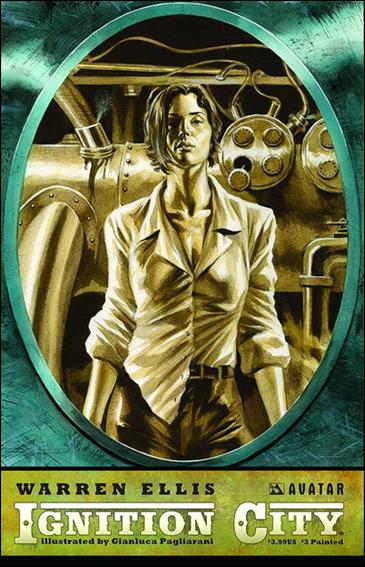 Warren Ellis' Ignition City issue 3-B Painted Cover