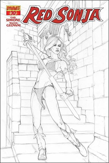 Red Sonja (2013) issue 10-E Allison Sohn 1:25 Sketch Cover