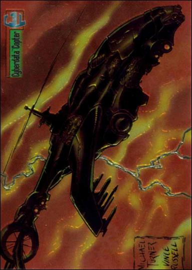 Cyber Force All-Chromium card 56 Cyberdata Copter