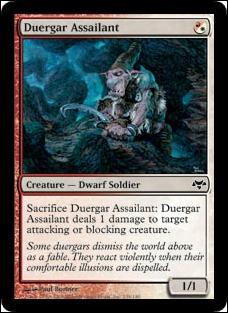 Magic the Gathering: Eventide (Base Set) card 136 Duergar Assailant