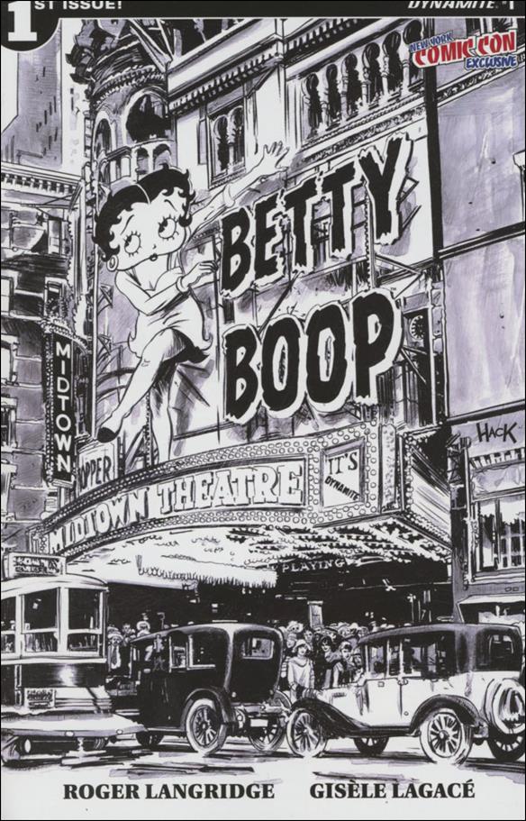Betty Boop issue 1-I Robert Hack Midtown Comics / NYCC B&W Cover