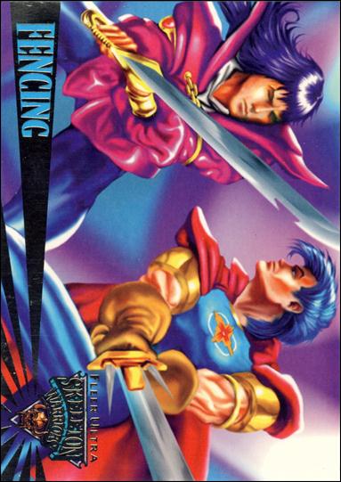 Fleer Ultra Skeleton Warriors (Base Set) card 32 Fencing