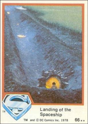 Superman (Movie) Series 1 (Base Set) card 66 Landing of the Spaceship